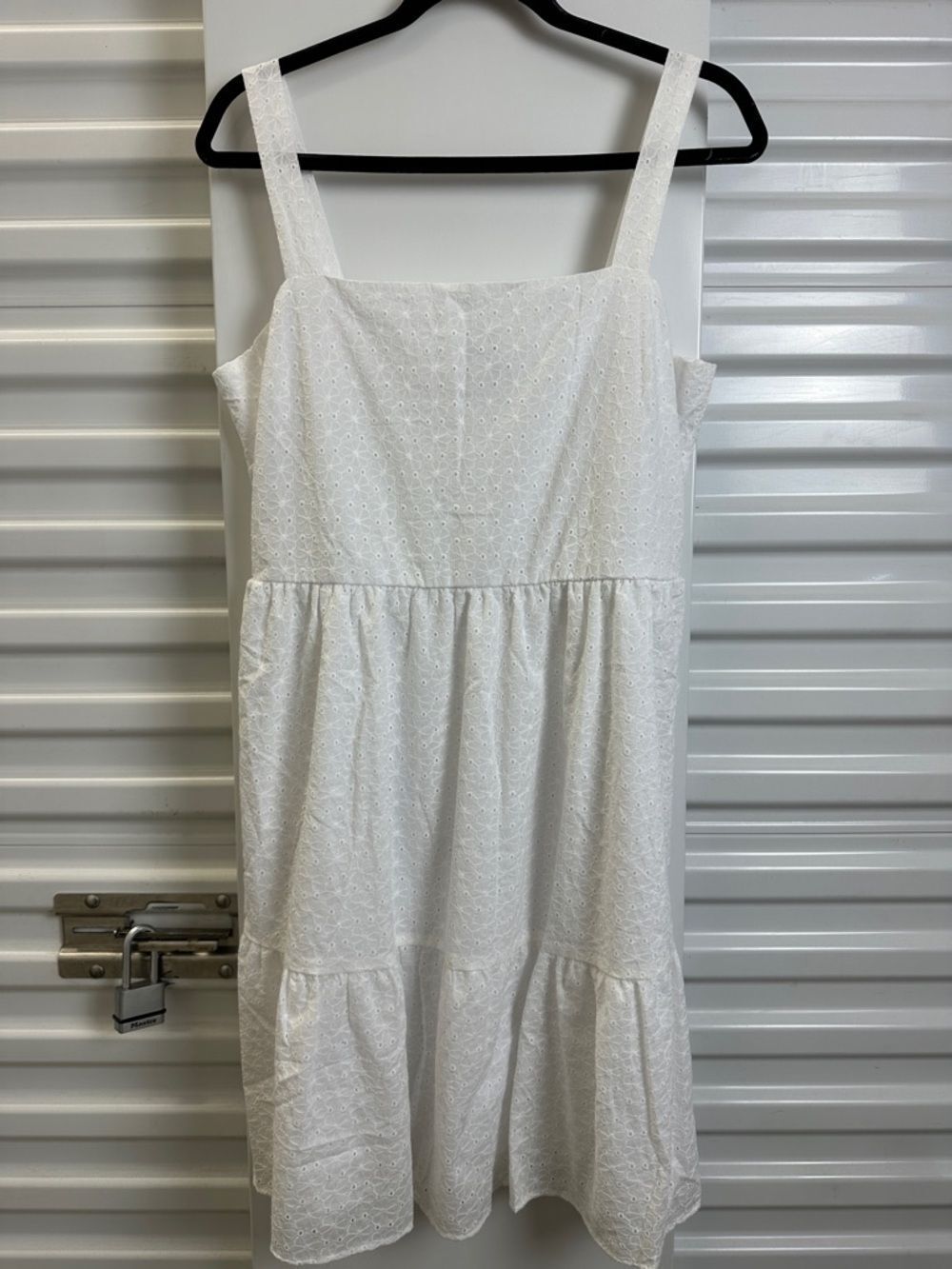 GILLI White Eyelet Sundress‎